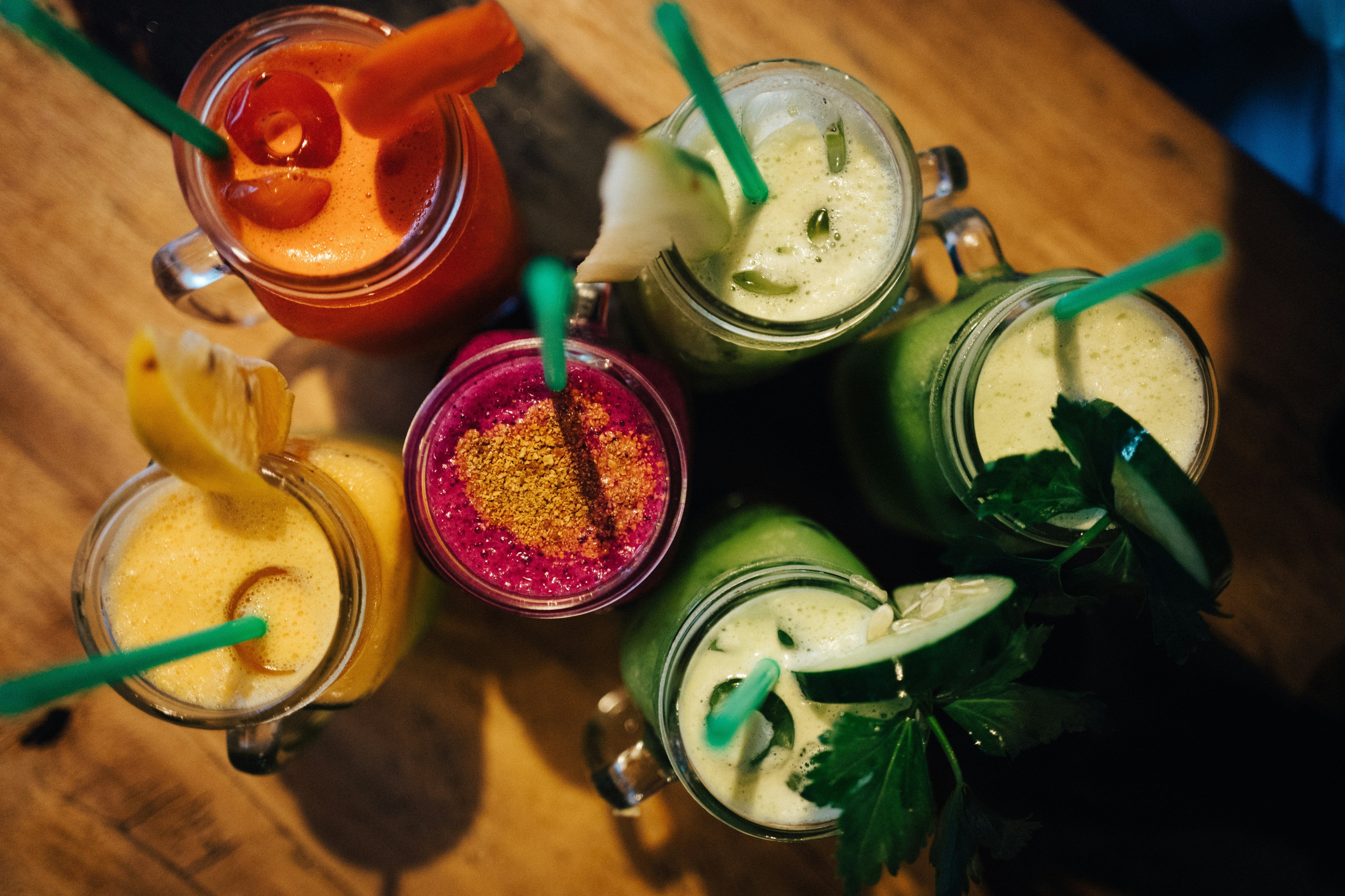 Combinaciones de frutas para batidos saludables